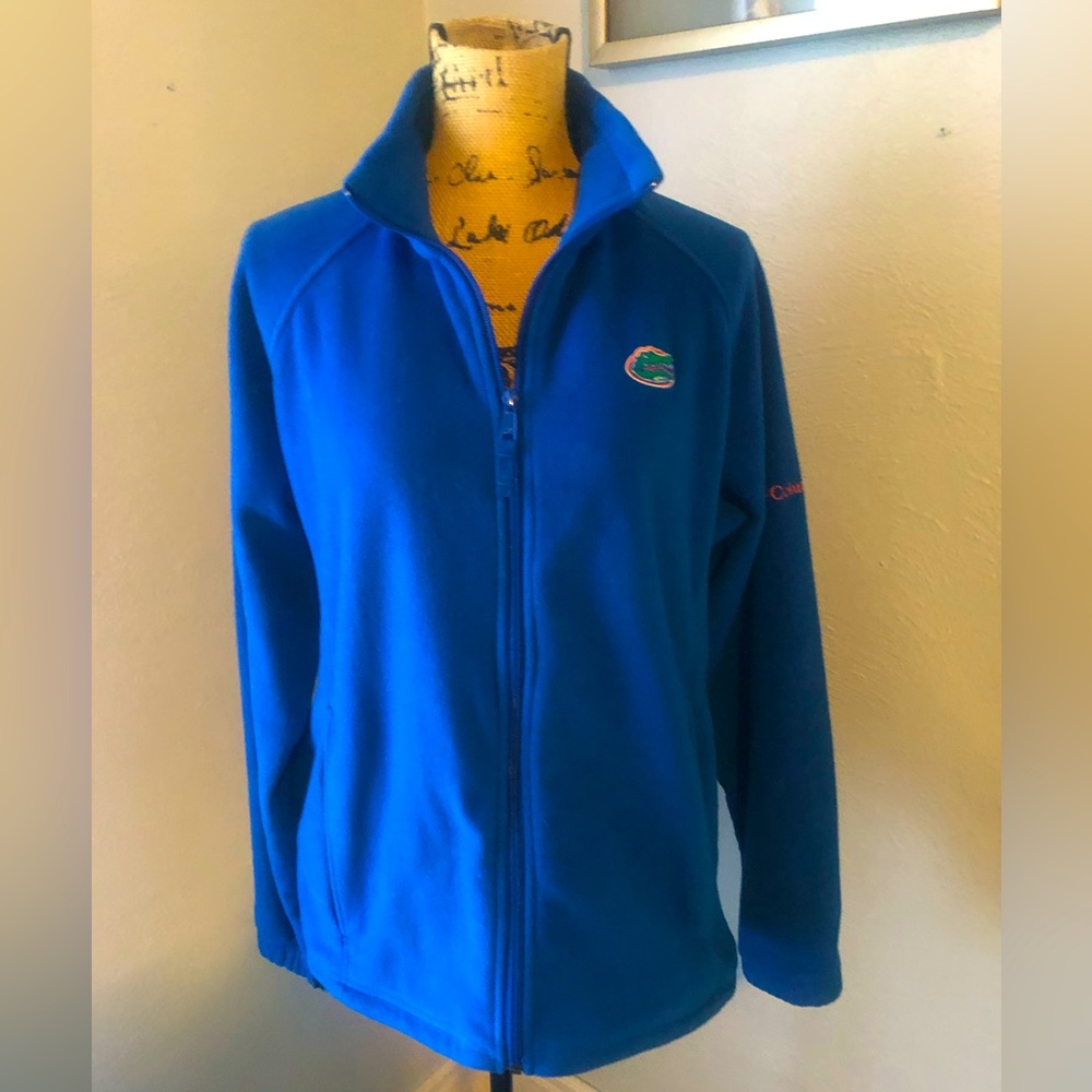 Columbia Florida Gators Full Zip Embroidered Fleece Jacket.  Size Large.
